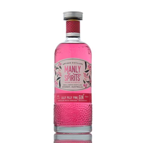 Manly Lilly Pilly Pink Gin - 70cl - 40% ABV - Gin/Distillery - Gin Kiosk