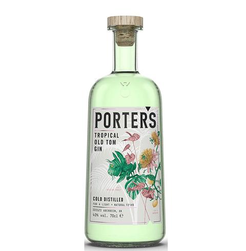 Porters Tropical Old Tom Gin - 70cl - 40% ABV - Gin/Distillery - Gin Kiosk