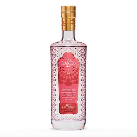 The Lakes Pink Grapefruit Gin - 70cl - 46% ABV